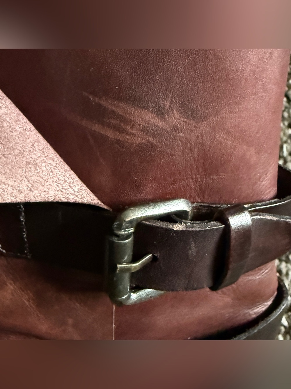 Vintage Foundry Co. Leather Buckle Boots Brown US 8 - Picture 11 of 14
